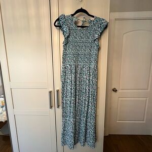 Floral Smocked Maxi Dress